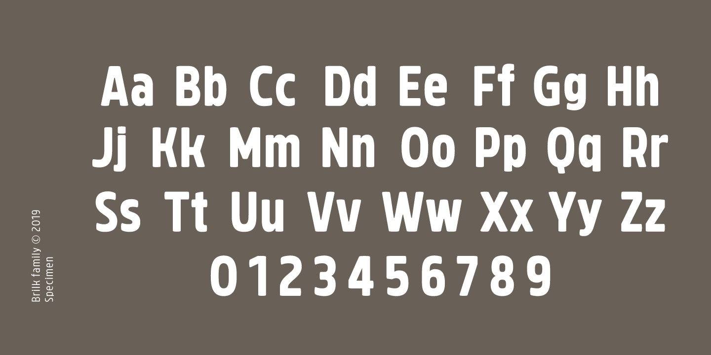 Пример шрифта Brilk Extra Bold Italic
